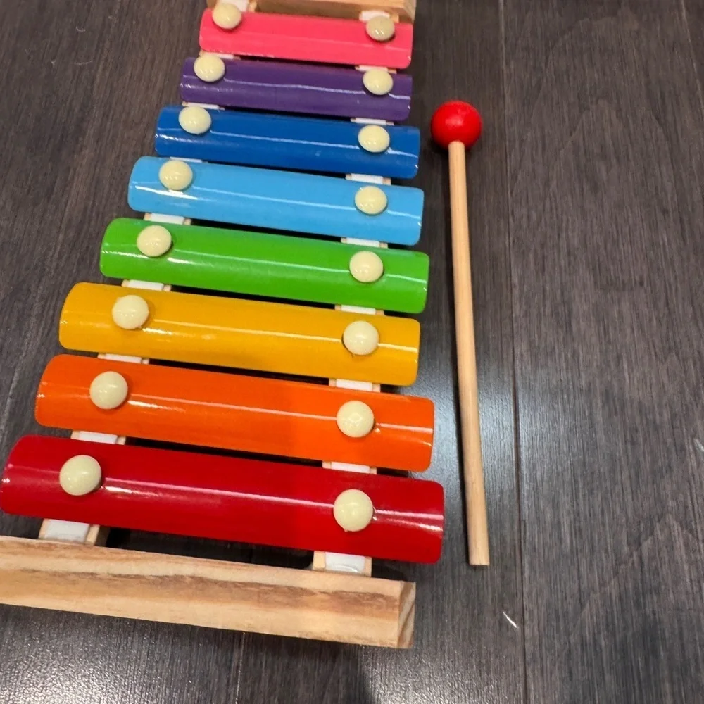 Colorful Lightweight Wooden Xylophone for Kids Toddlers Babies